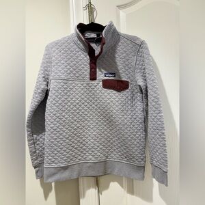 Patagonia Organic Cotton Quilt snap pullover